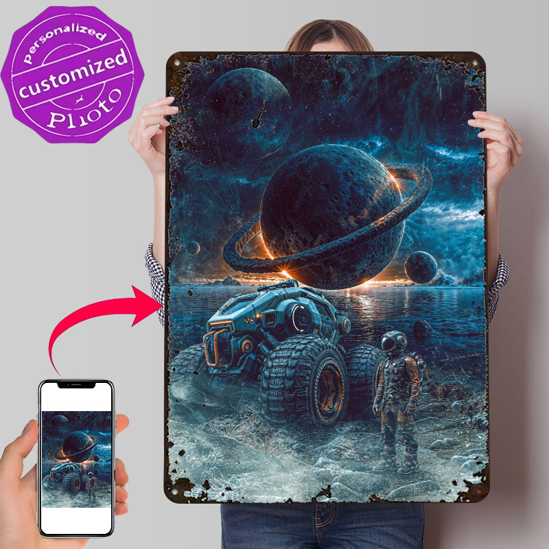 Retro Gaming On - Astronaut and Rover on Alien Planet