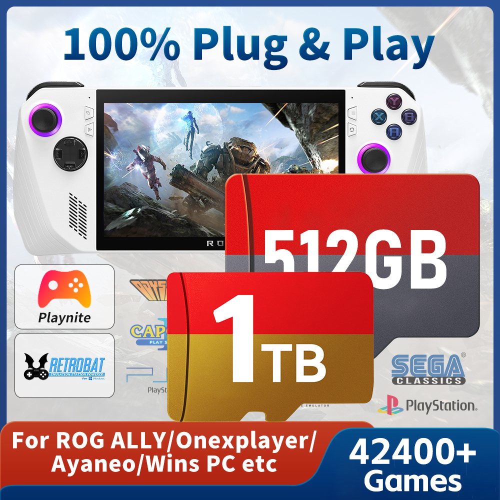 Retro Gaming Mini Pc - Game TF Card for ROG ALLY/Rog