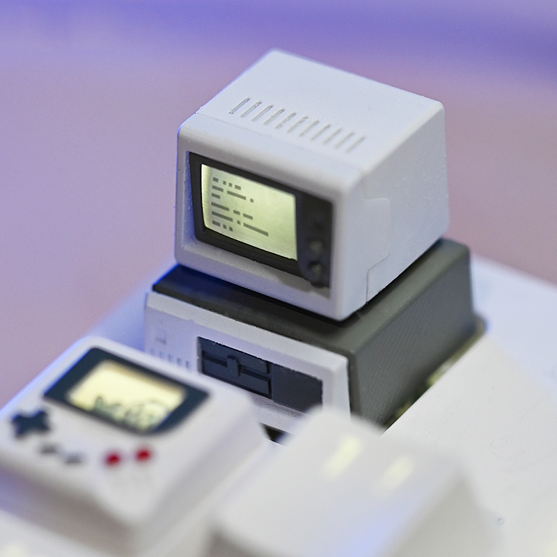 Retro Gaming Mini Pc - Retro PC Keycap IBM PC 5150
