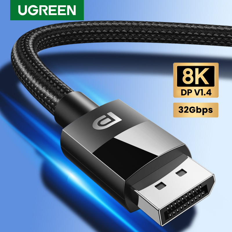 Retro Gaming Projector - UGREEN DisplayPort Cable 8K DP 1.4