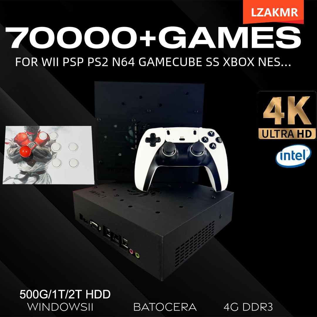 Retro Gaming On - Retro Gaming Console 70000+ Games 2TB