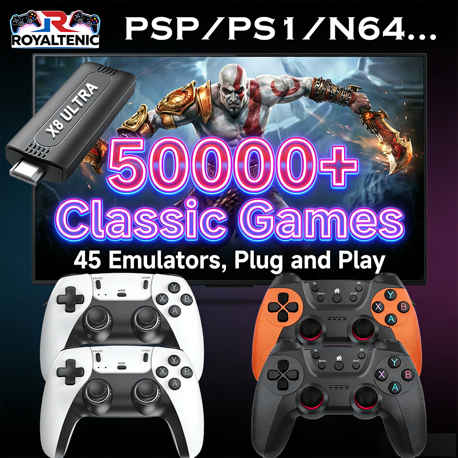 X8 Ultra 4K Game Stick 128GB R – Retro X8 Gaming Console Bewertung und Preis