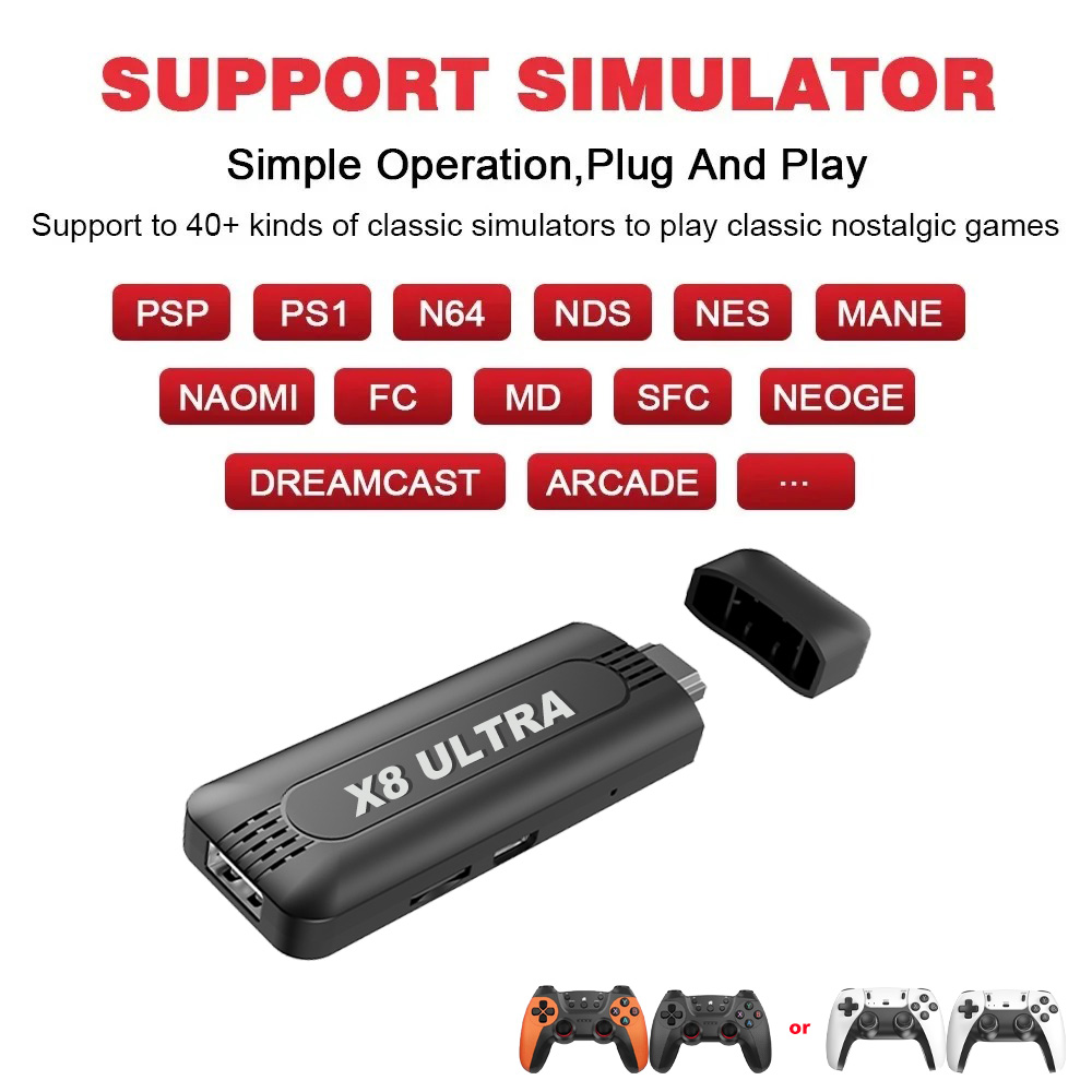 X8 Ultra 4K Game Stick 128GB R – Retro X8 Gaming Console Bewertung und Preis