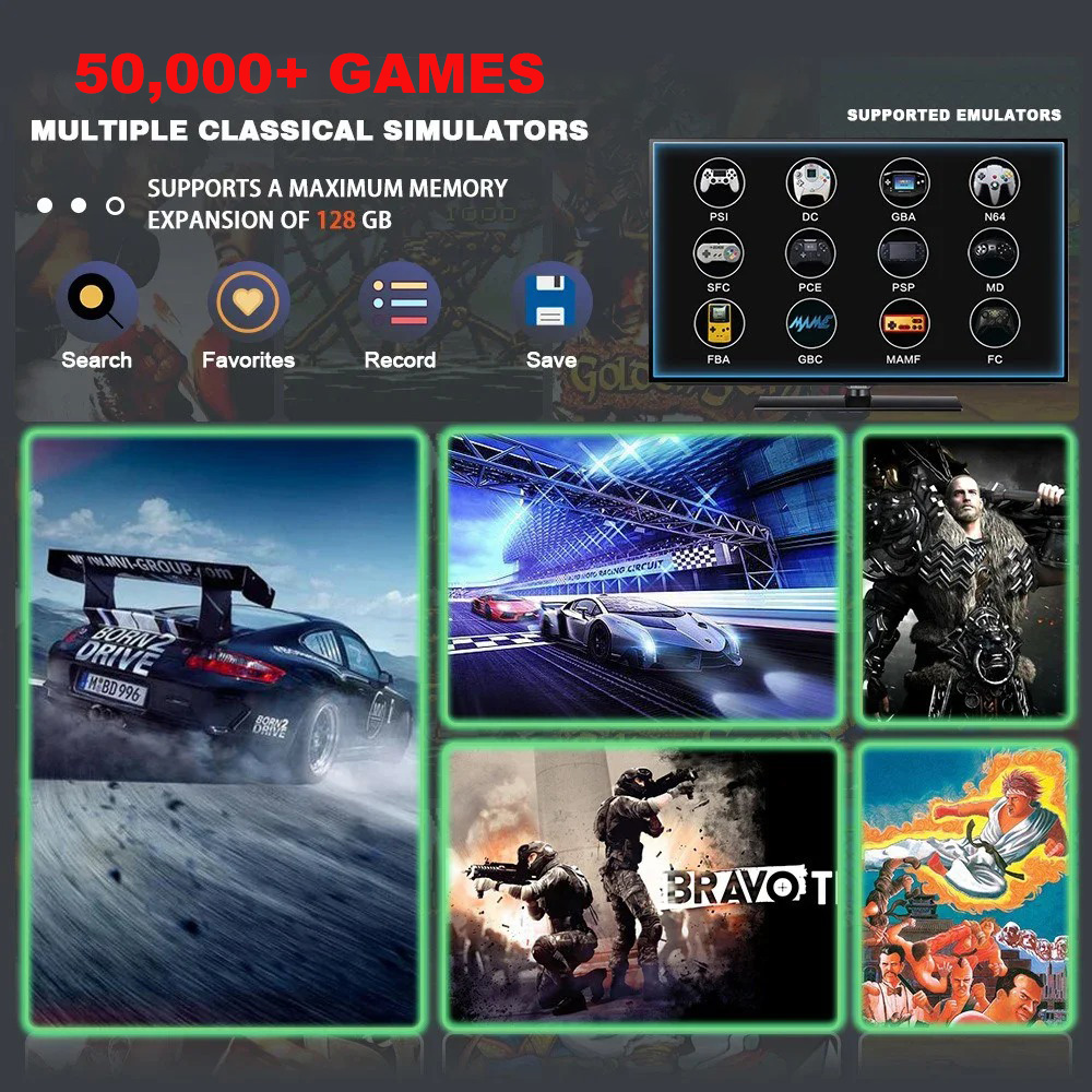 X8 Ultra 4K Game Stick 128GB R – Retro X8 Gaming Console Bewertung und Preis