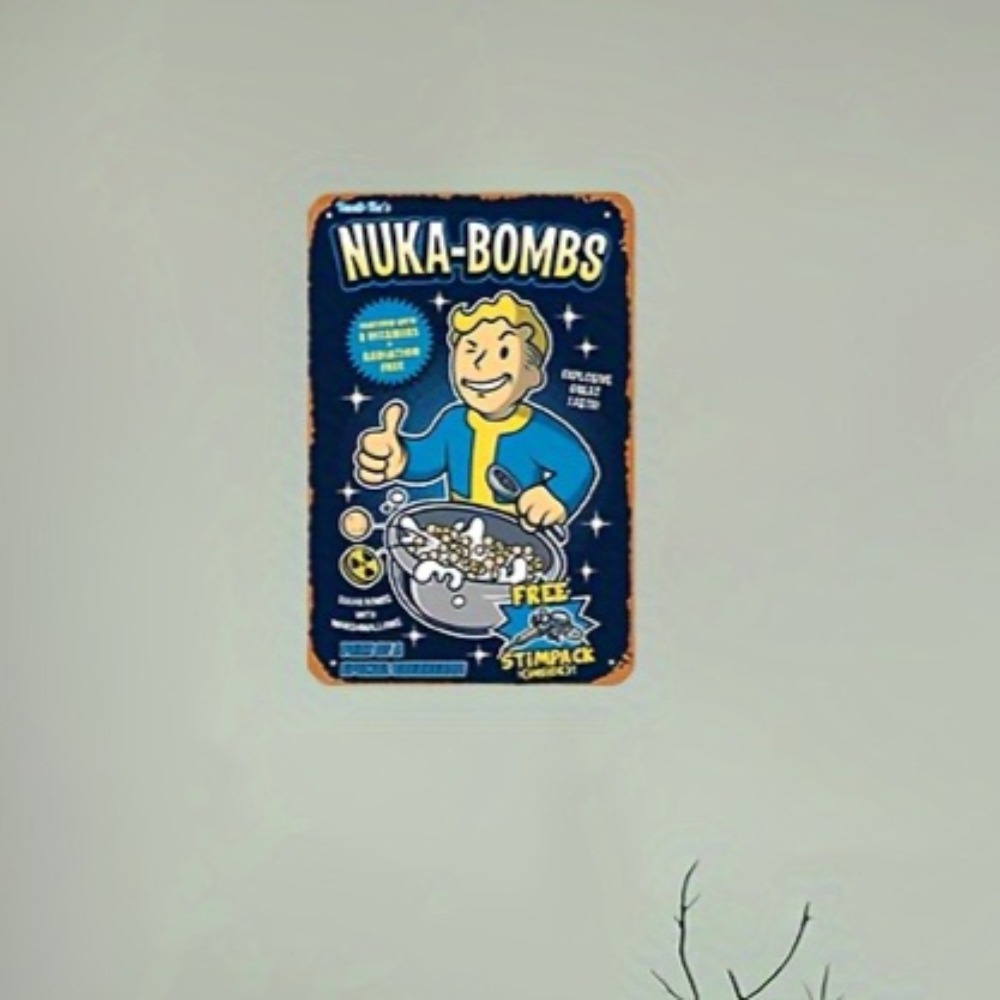 Vault-Tec Nuka-Bombs Metal Wal – Retro Gaming Vault Bewertung und Preis