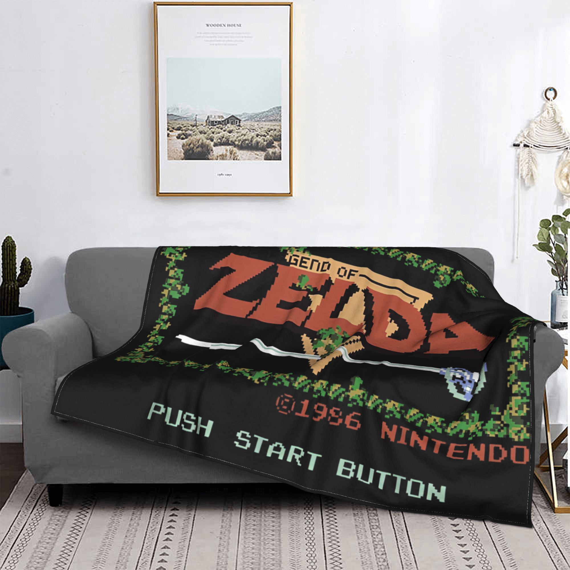 Z-Zelda Legends Flannel Blanke – Retro Gaming Zelda Bewertung und Preis