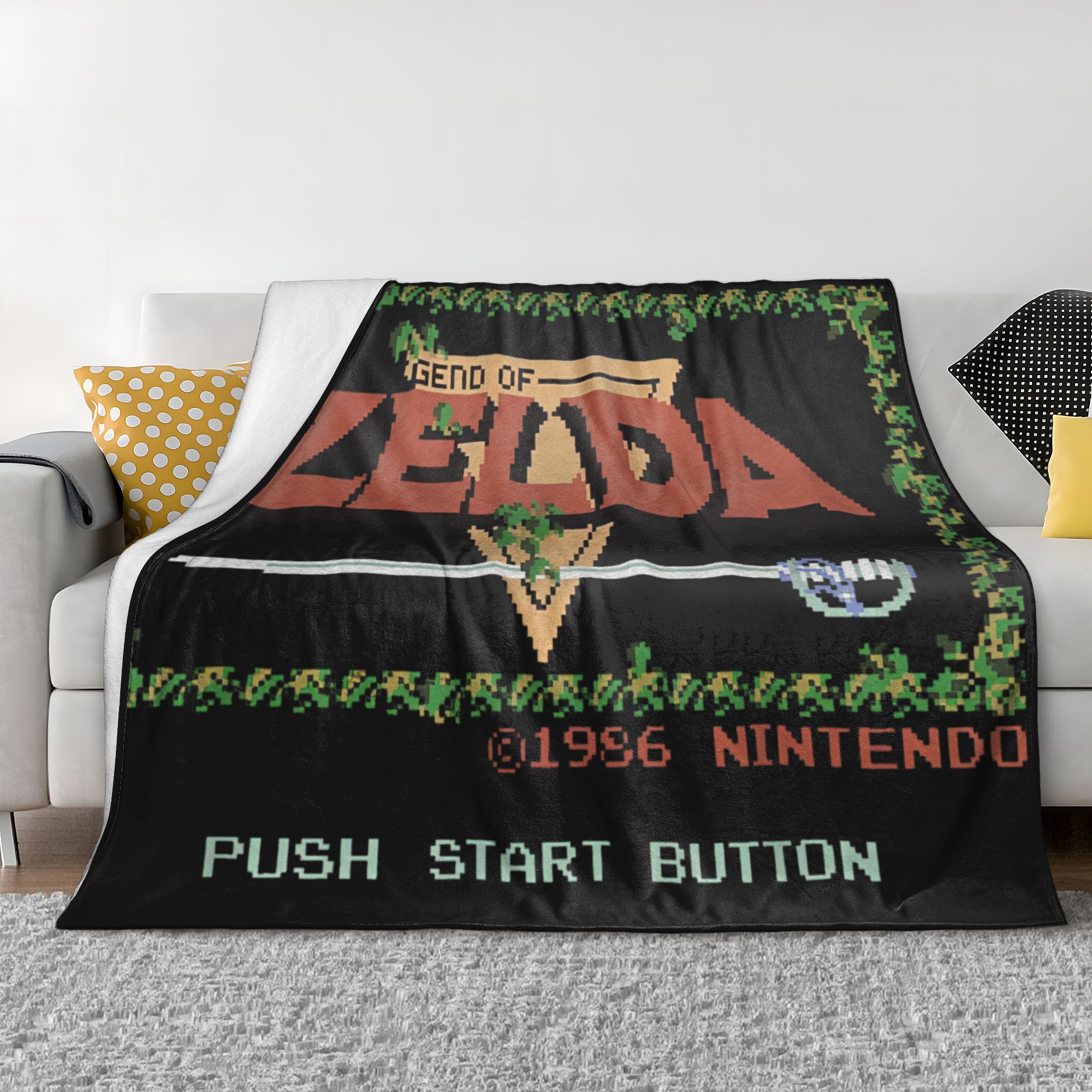 Z-Zelda Legends Flannel Blanke – Retro Gaming Zelda Bewertung und Preis