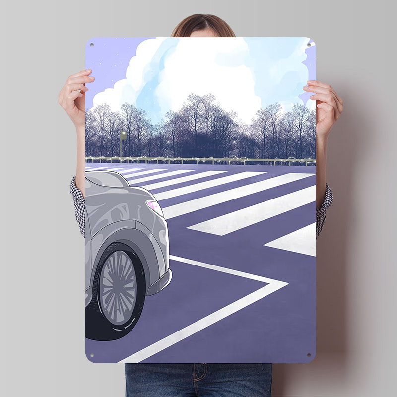 on Crosswalk With Winter Trees – Retro Gaming On Bewertung und Preis