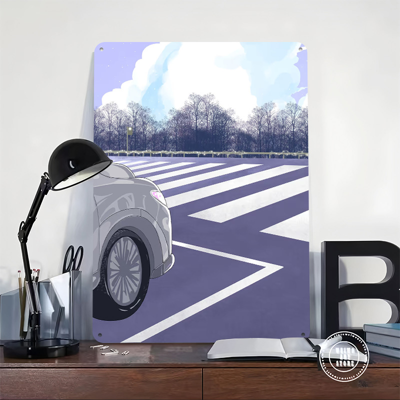 on Crosswalk With Winter Trees – Retro Gaming On Bewertung und Preis