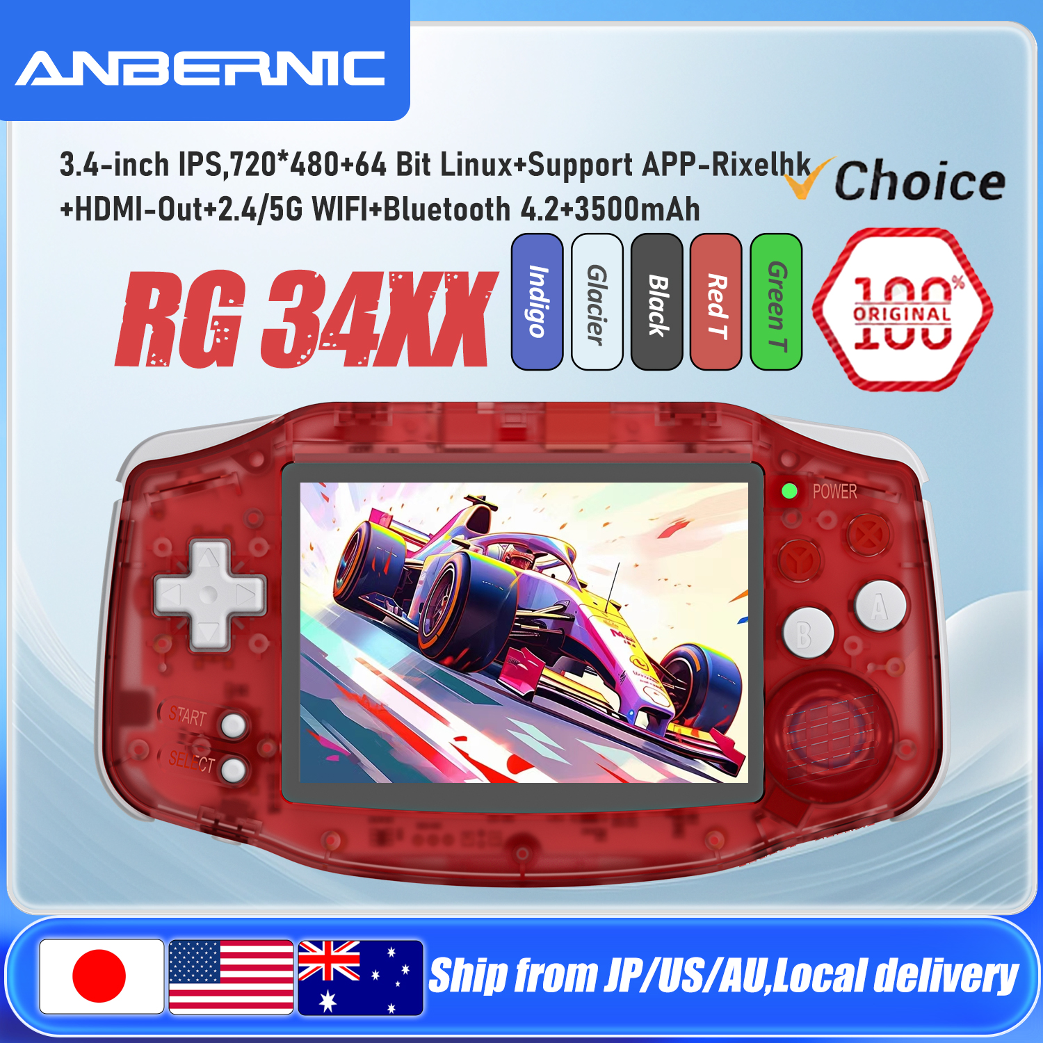 ANBERNIC RG34XX Handheld Game  – Retro Gaming On Bewertung und Preis