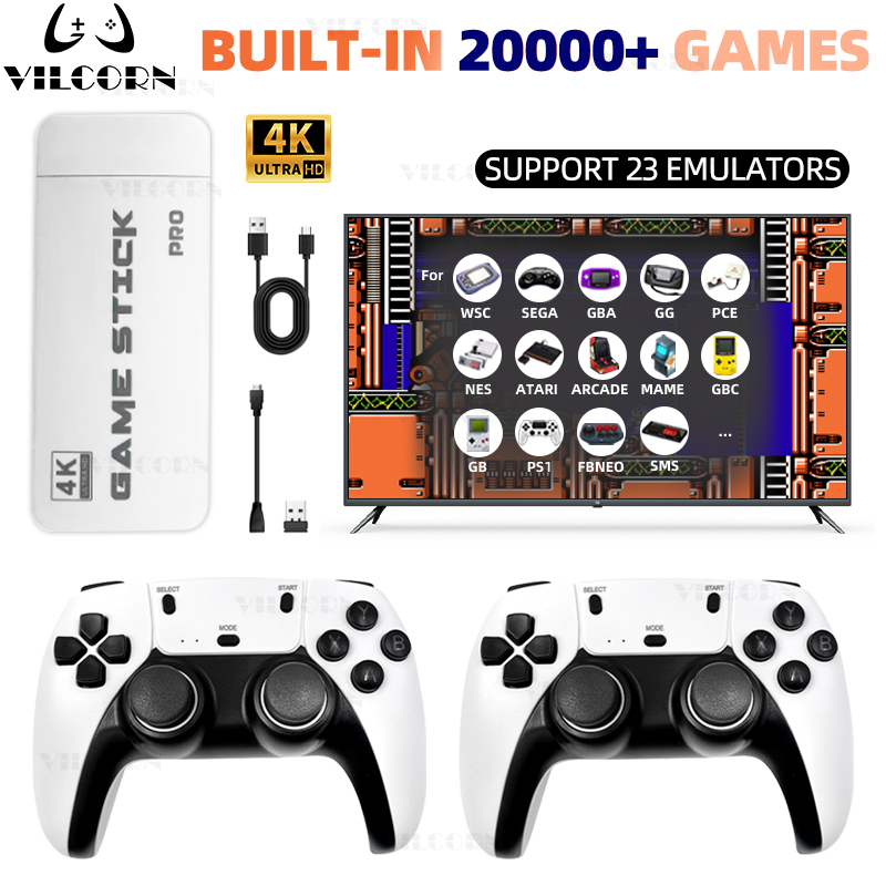 VILCORN 4K HD Game Stick Retro – Retro Gaming With Projector Bewertung und Preis