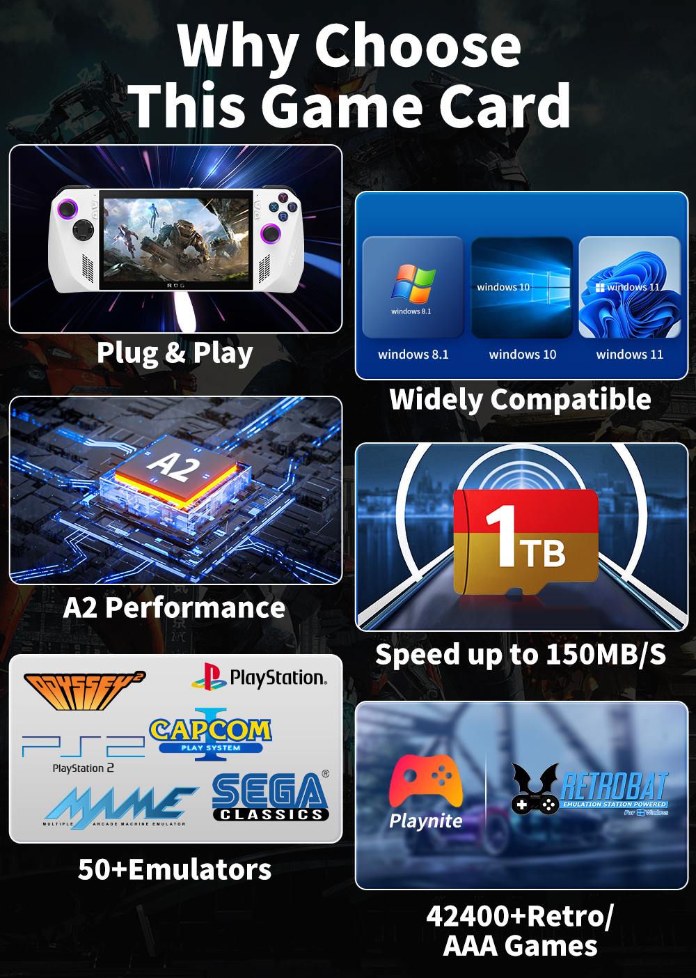 Game TF Card for ROG ALLY/Rog  – Retro Gaming Mini Pc Bewertung und Preis