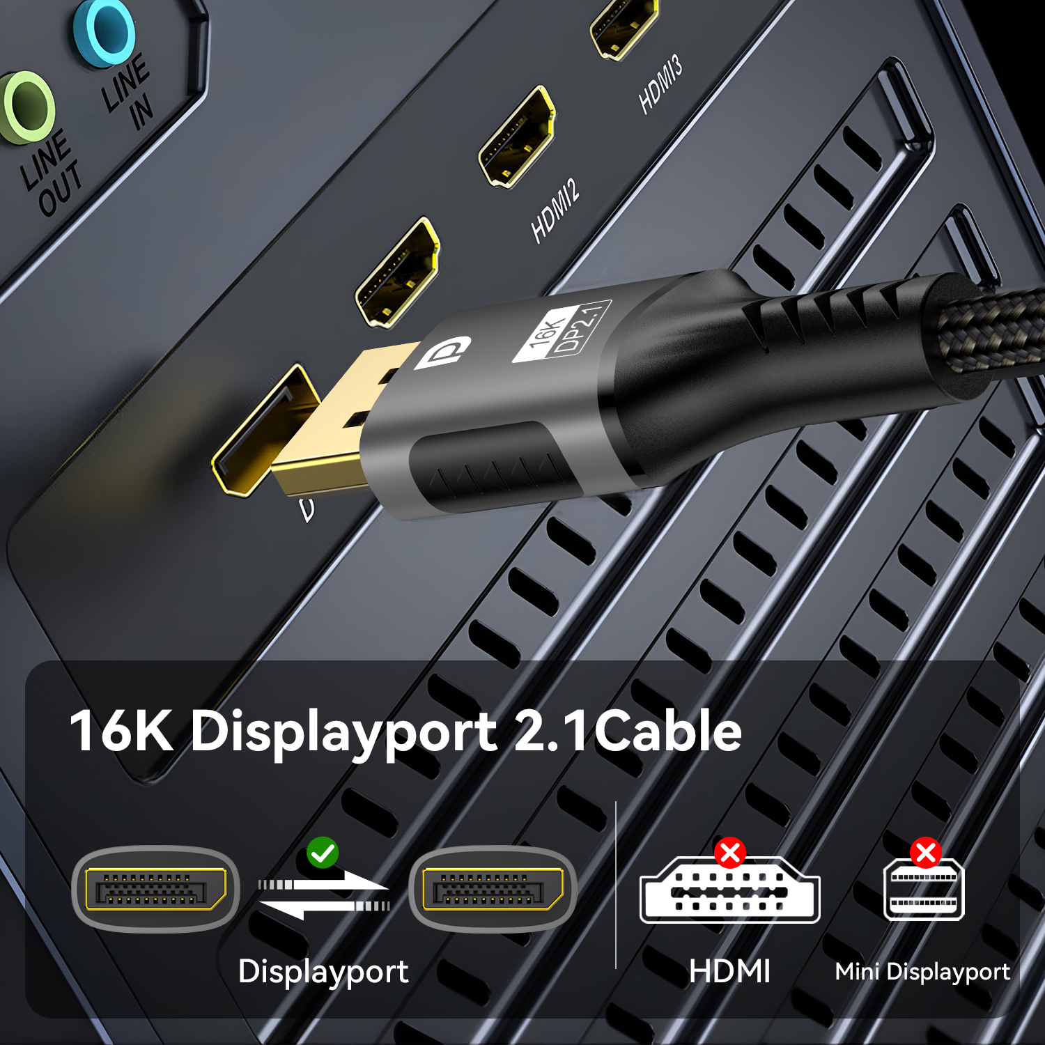 16K Displayport 2.1 to DP Cabl – Retro Gaming Projector Bewertung und Preis