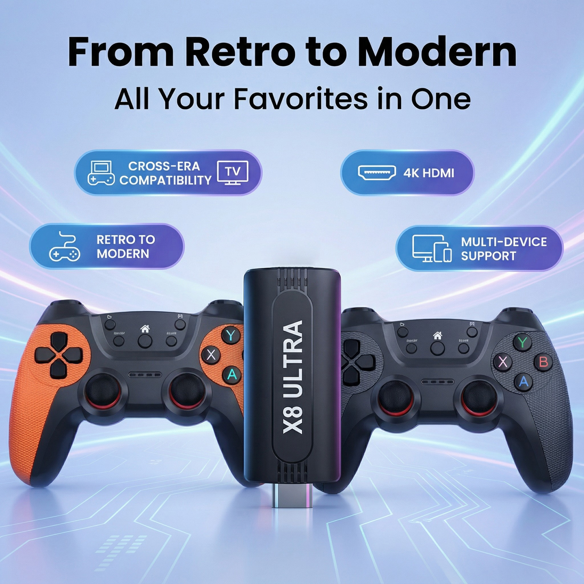 X8 Ultra Wireless Game Stick 1 – Retro X8 Gaming Console Bewertung und Preis