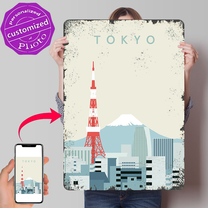 Tokyo Poster Retro 3D Printed  – Retro Gaming Gifts For Men Bewertung und Preis