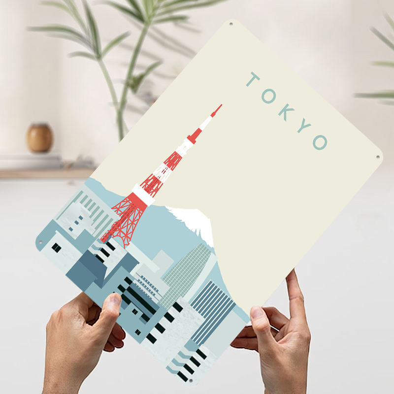 Tokyo Poster Retro 3D Printed  – Retro Gaming Gifts For Men Bewertung und Preis