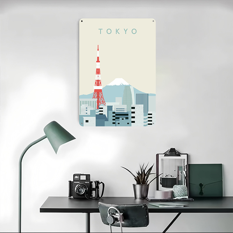Tokyo Poster Retro 3D Printed  – Retro Gaming Gifts For Men Bewertung und Preis