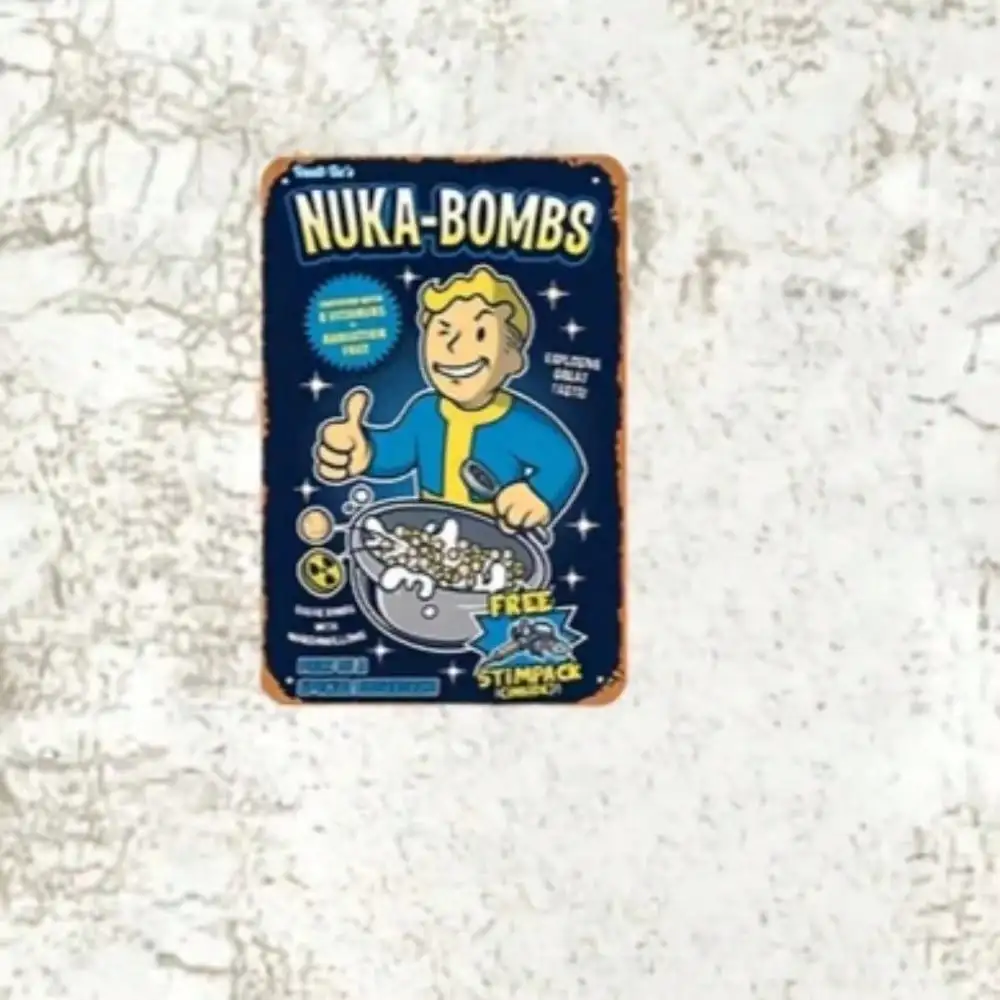 Vault-Tec Nuka-Bombs Metal Wal – Retro Gaming Vault Bewertung und Preis