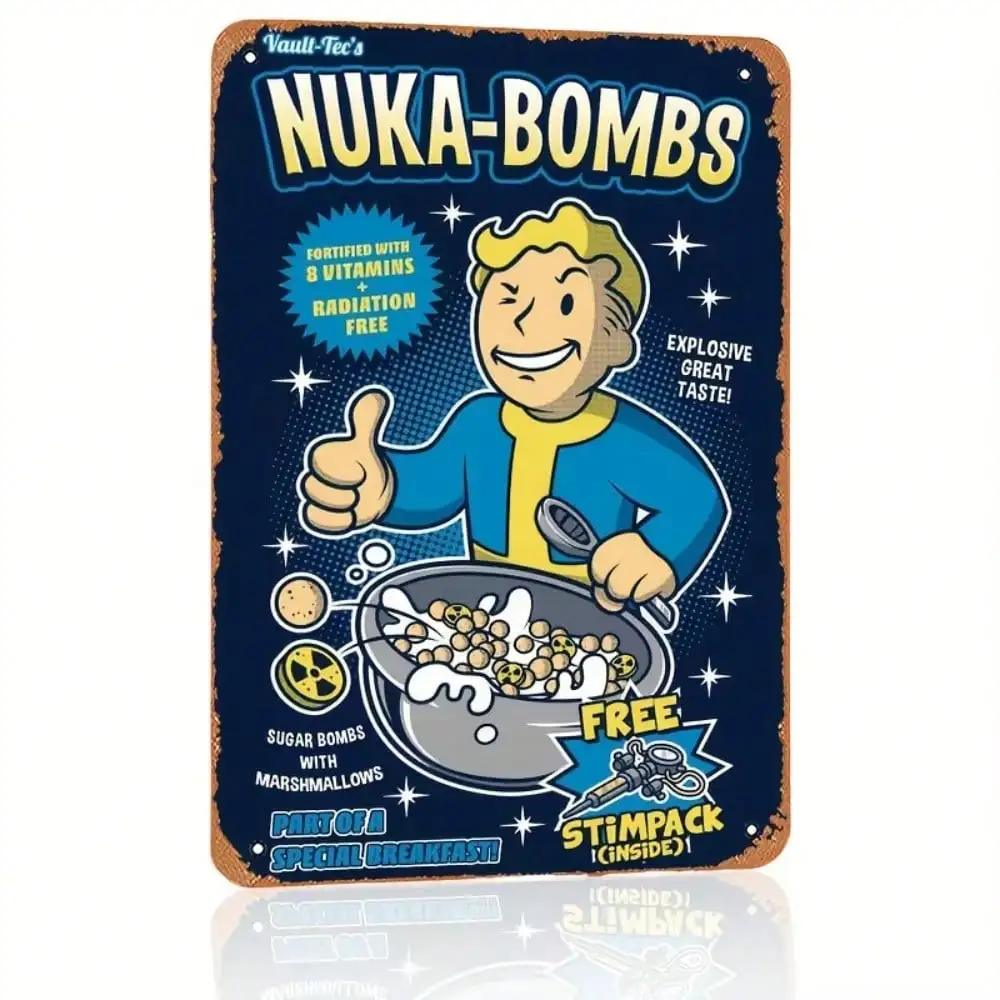 Vault-Tec Nuka-Bombs Metal Wal – Retro Gaming Vault Bewertung und Preis