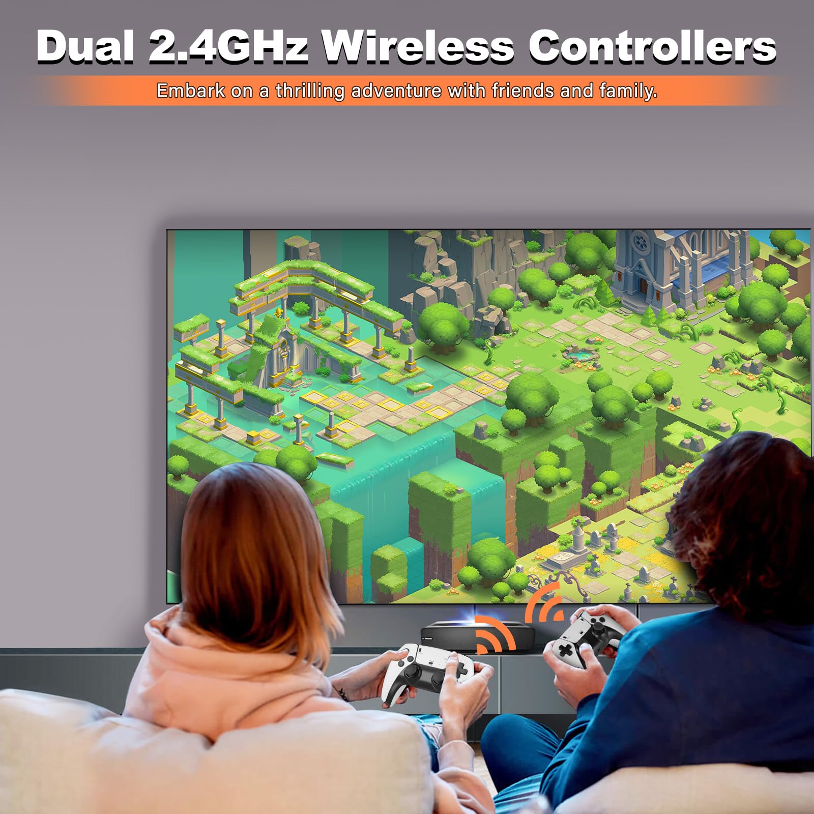 2025 LDK Retro Gaming Console  – Retro Gaming With Projector Bewertung und Preis