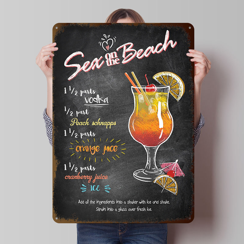 Sex on the Beach Tinplate Post – Retro Gaming On Bewertung und Preis