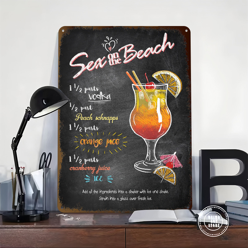 Sex on the Beach Tinplate Post – Retro Gaming On Bewertung und Preis