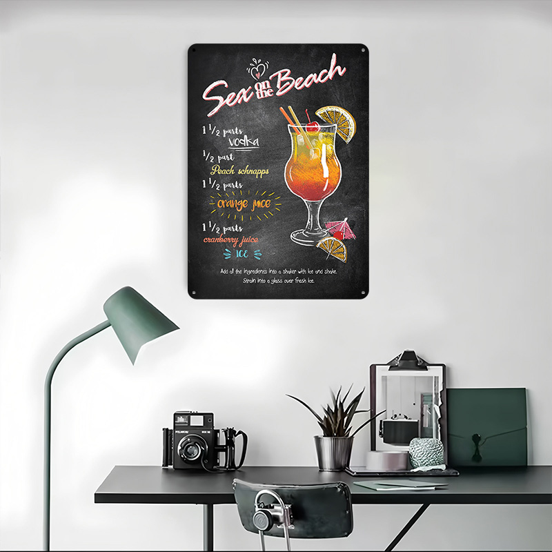 Sex on the Beach Tinplate Post – Retro Gaming On Bewertung und Preis