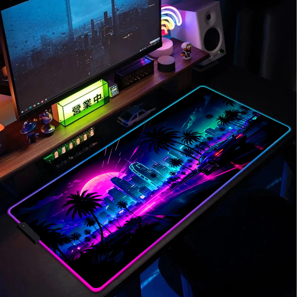 Retrowave Large Desk Mat Exten – Retro Gaming Projector Bewertung und Preis