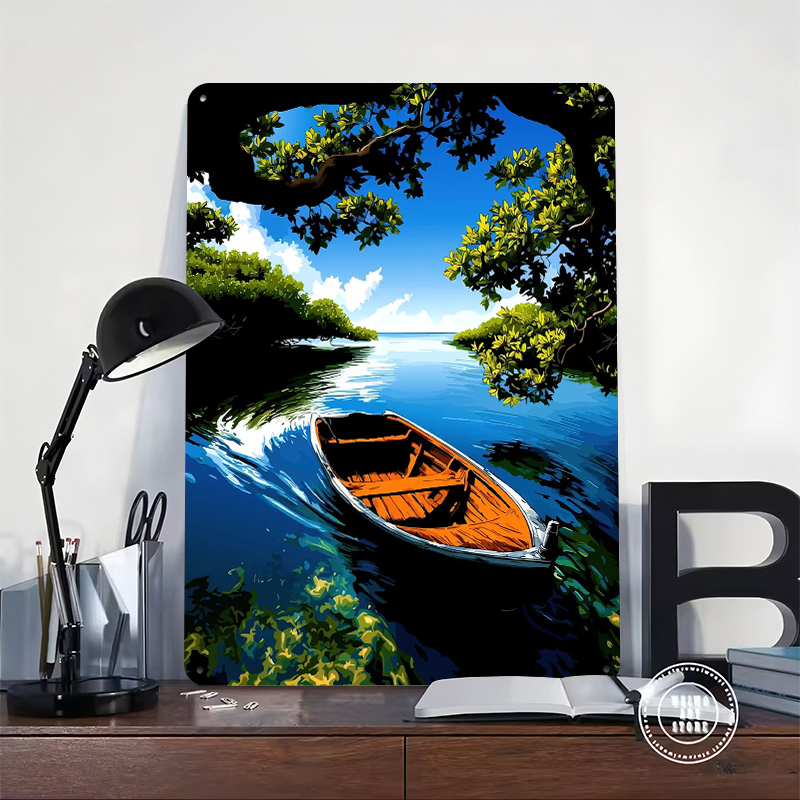 Rowboat on a Serene River Tin  – Retro Gaming On Bewertung und Preis