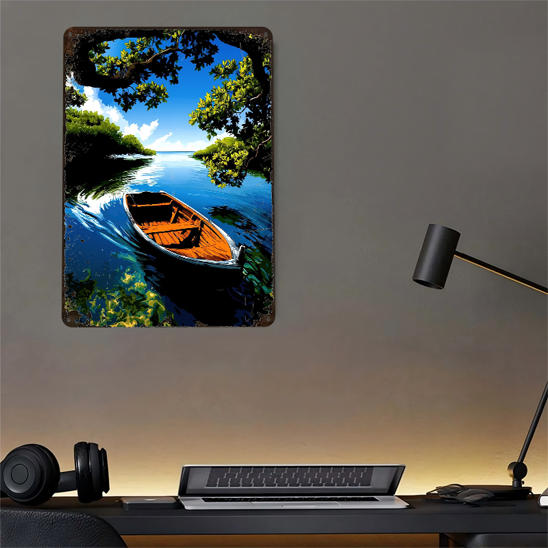 Rowboat on a Serene River Tin  – Retro Gaming On Bewertung und Preis