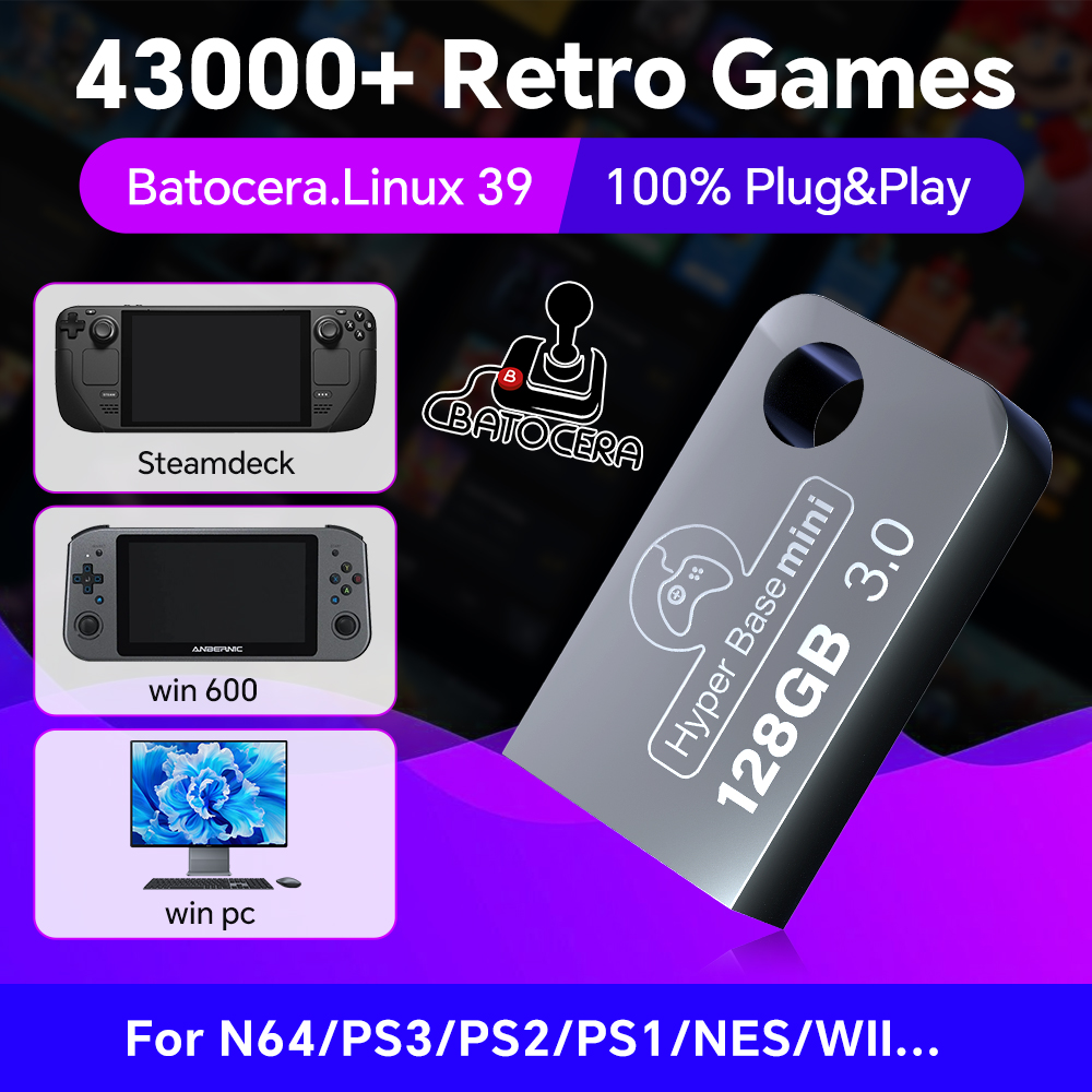 Batocera 128G USB Flash Drive  – Retro Gaming Mini Pc Bewertung und Preis
