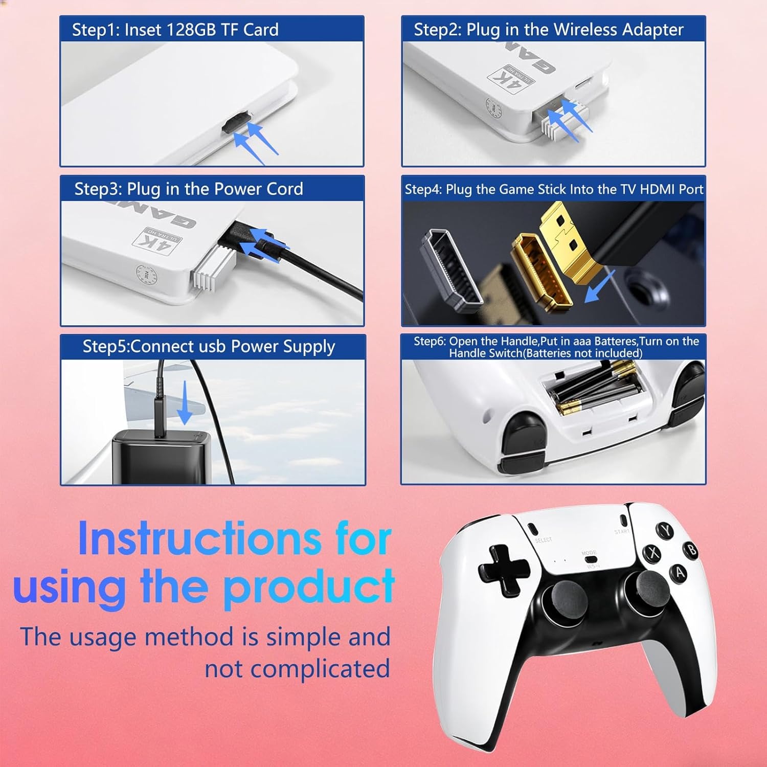 4K HDMI game controller, built – Retro Gaming With Projector Bewertung und Preis